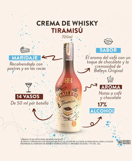 Baileys Tiramisú x 700ml