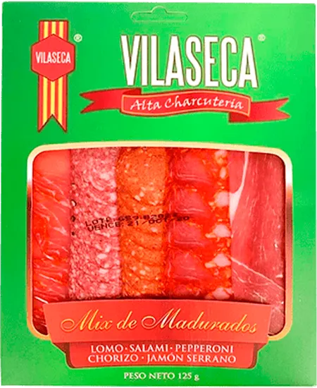 Mix de madurados 125g – Variedad de quesos y embutidos premium.
