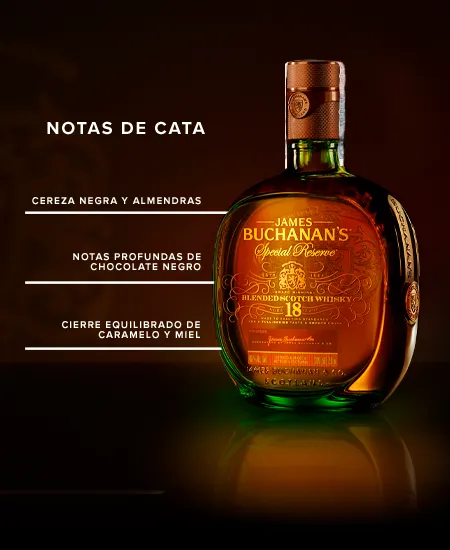 Notas de cata de Buchanans 18 años x 750ml