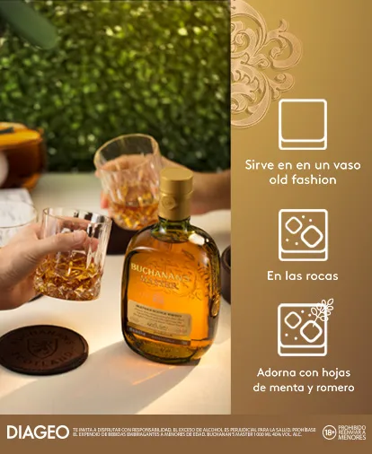 Servicio de Buchanans Master  x 750ml