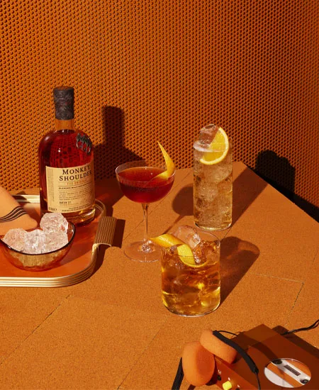 Foto de Monkey Shoulder x 700ml con copas
