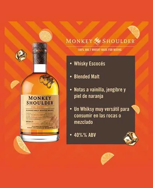 Cata de Monkey Shoulder x 700ml GRATIS 1 Tote Bag