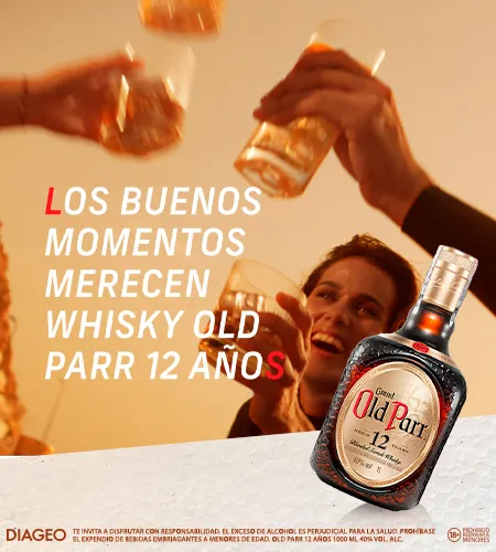 Frase los buenos omentos merecen un Whisky Old Parr 12 años x 1000ml
