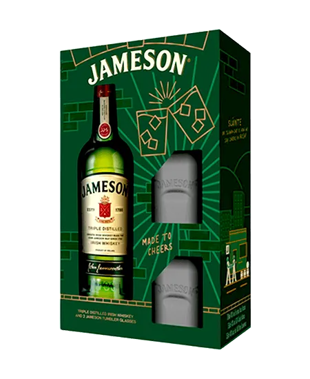 Jameson Whiskey x 700ml Gifpack