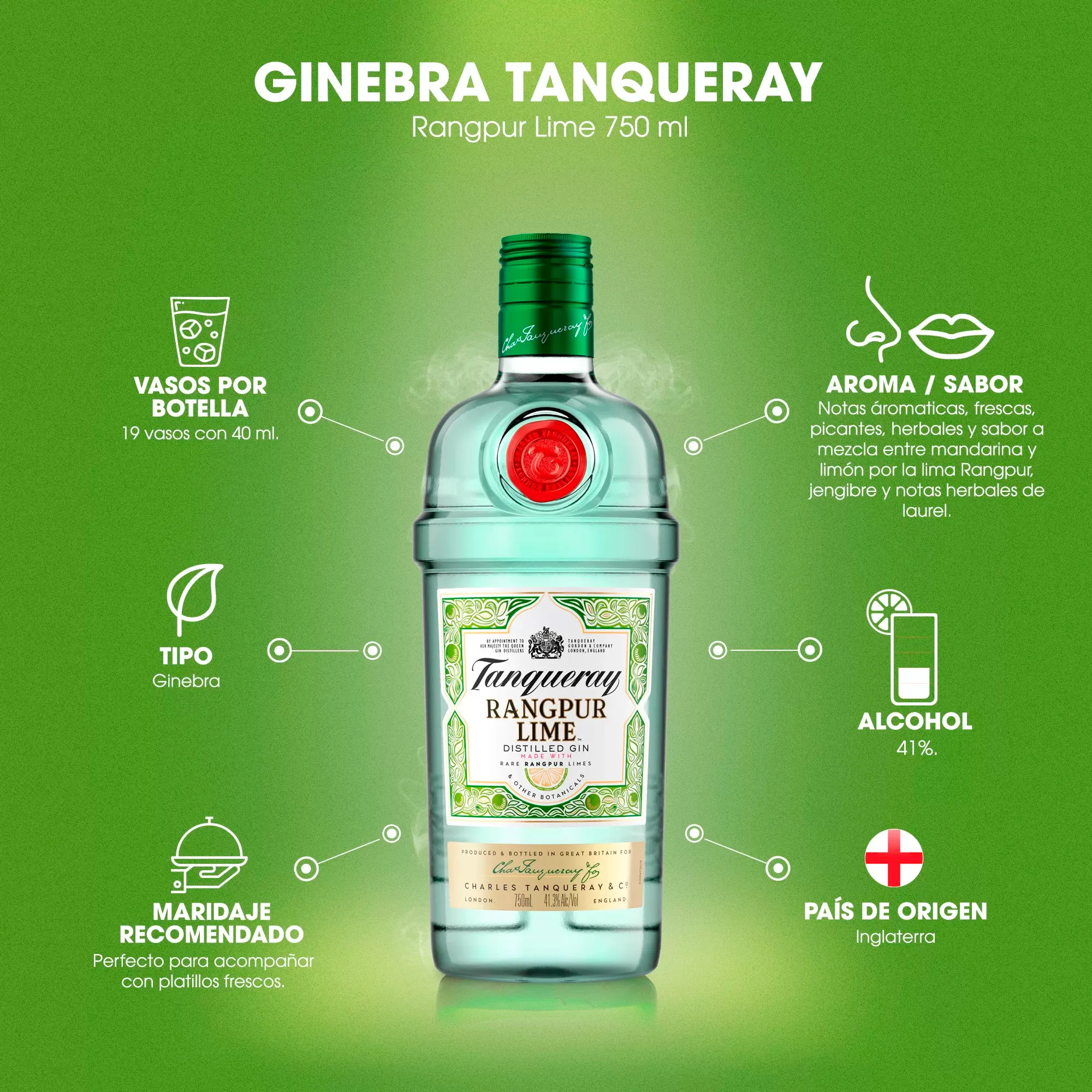 Tanqueray Rangpur x 750ml