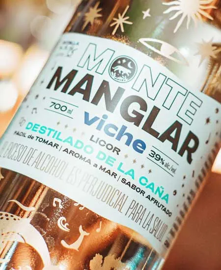 Etiqueta Viche Licor Monte Manglar x 700ml