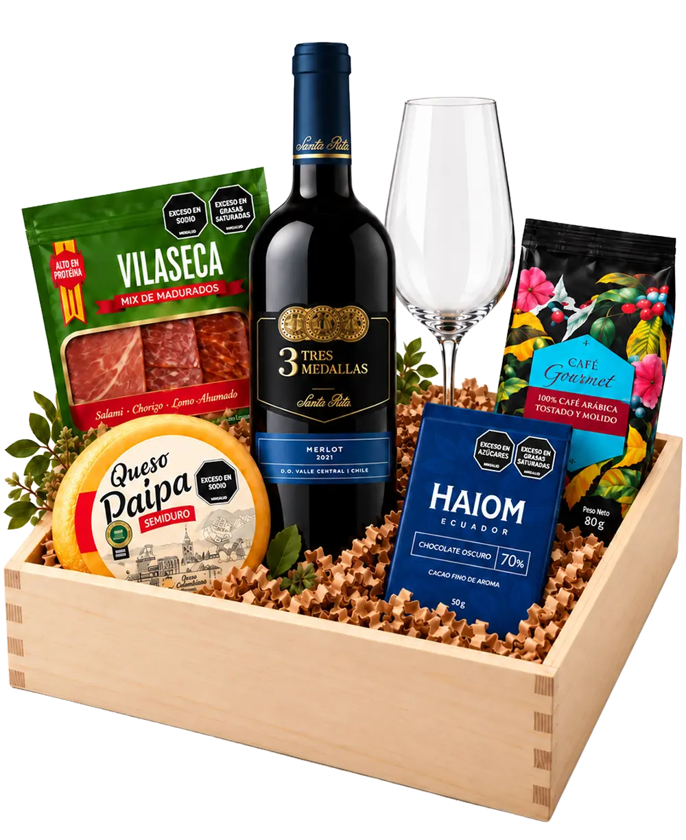Box Vino Santa Rita 3 Medallas