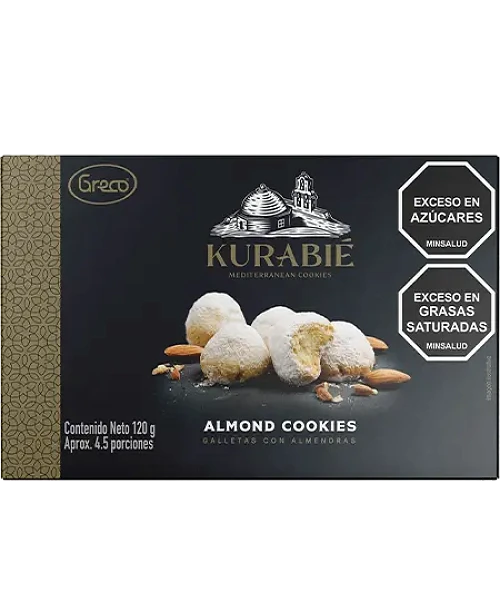 Galleta almendra Kurabie Greco 120g