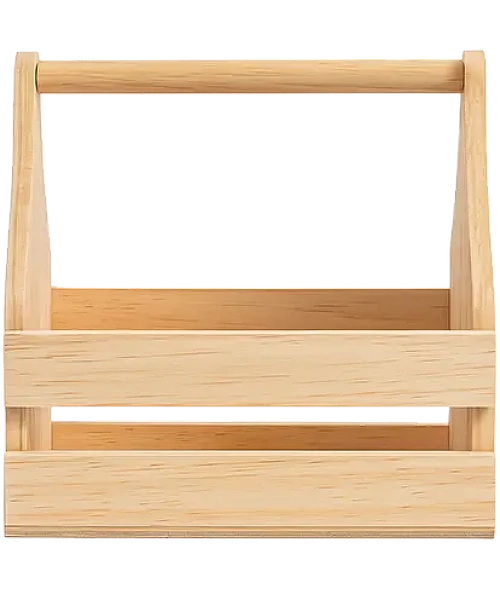 Caja de madera cervecera elegante para presentación
