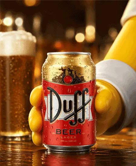 Lata Cerveza Duff Simpsons