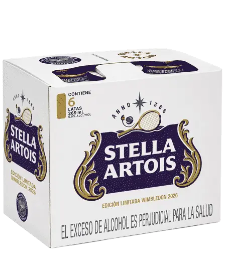 Stella Artois Lata Sixpack x 269ml Wimbledon 2026 Edition