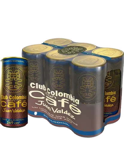 Club Colombia con Café Juan Valdez Sixpack x 269ml