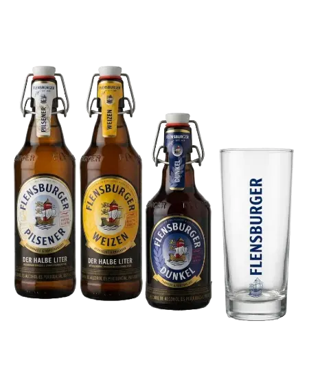Combo Cerveza Flensburger + Gratis Vaso