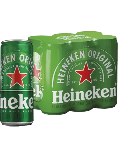Six Pack Cerveza Heineken lata x 269ml