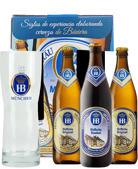 Hofbrau Munchen Giftpack x 500ml