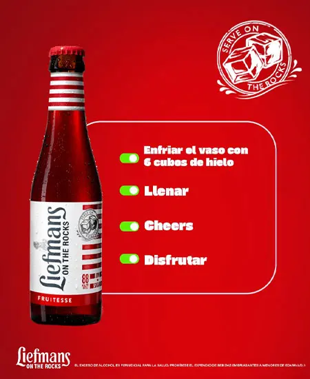 Formas de tomar Liefmans Fruitesse x 250ml