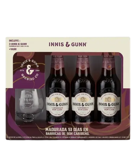 Innis & Gunn x 330ml Caribbean Rum Gifpack