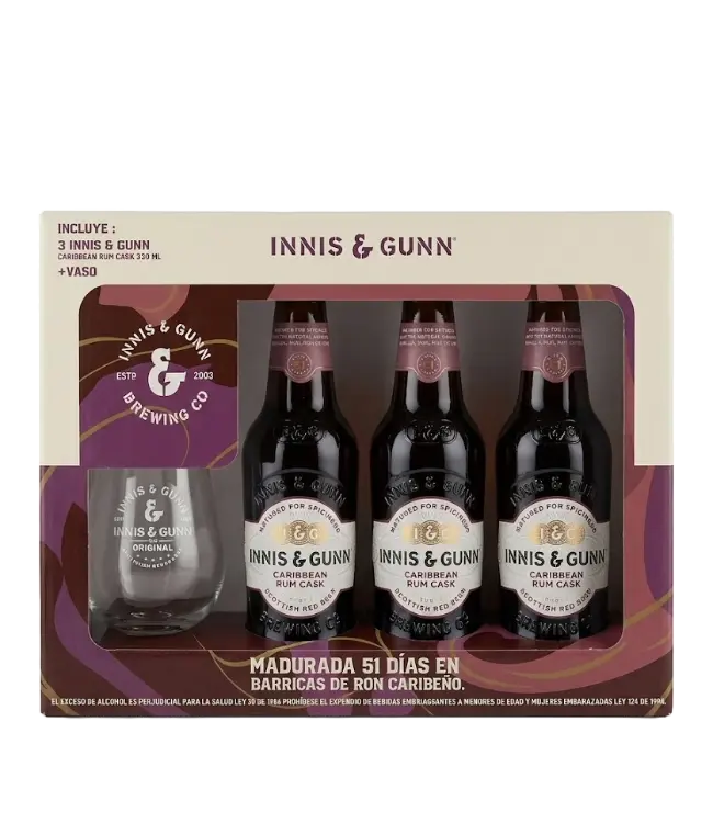 Innis & Gunn x 330ml Caribbean Rum Gifpack