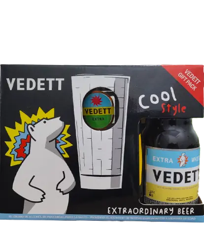 Cerveza Vedett Extra White x 300ml + Descuento en Cerveza Vedett Extra Ipa x 300ml