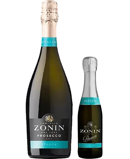 Prosecco Zonin Brut Cuvee x 750ml + GRATIS 1 Espumoso Zonin x 187ml