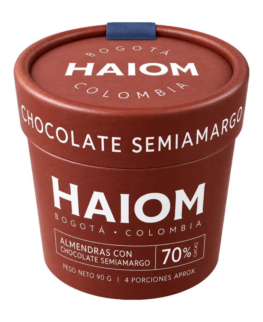 Almendras Cubiertas de Chocolate 70% 90gr