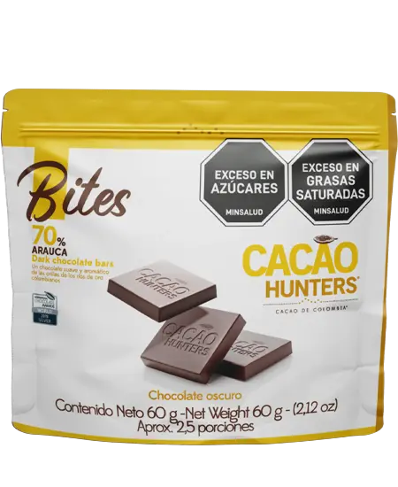 Chocolate Bites Arauca 70% (60 g)