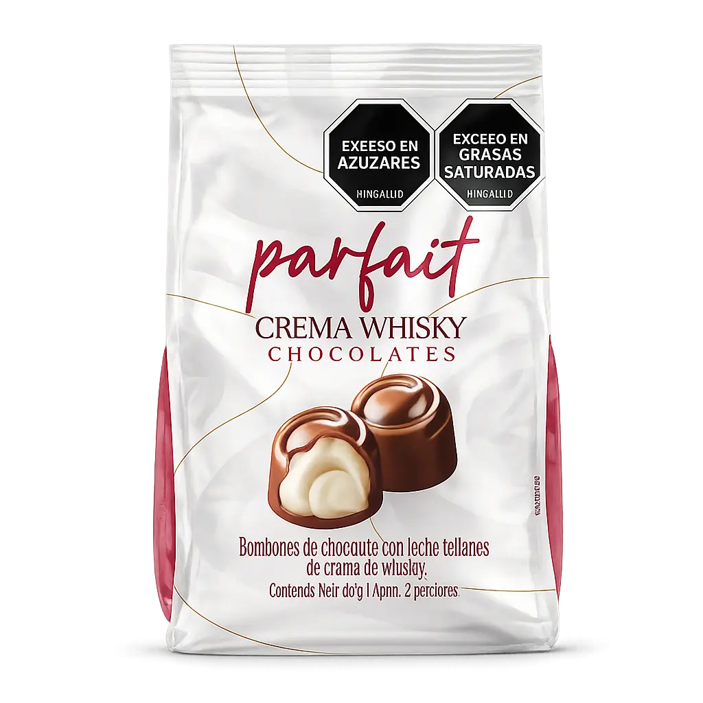 Chocolates Parfait Crema Whisky