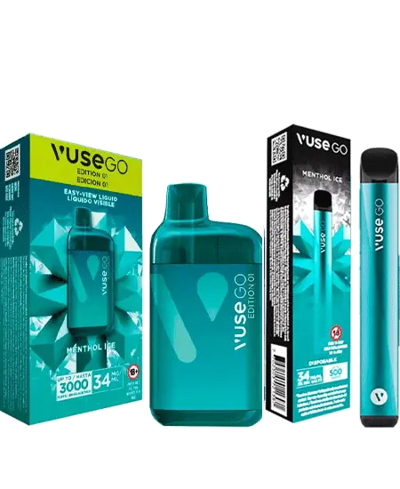 Vuse Go 3000 Menthol Ice Intensidad 3% combo