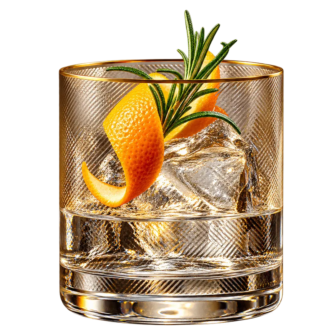 Coctel CrytalGold Fashioned