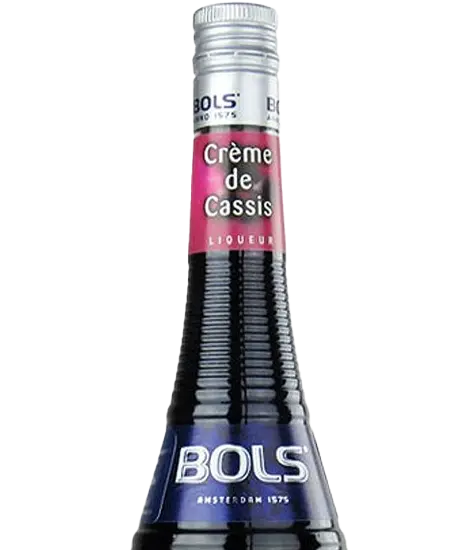 Bols Crema de Cassis x 700ml detalle de etiqueta