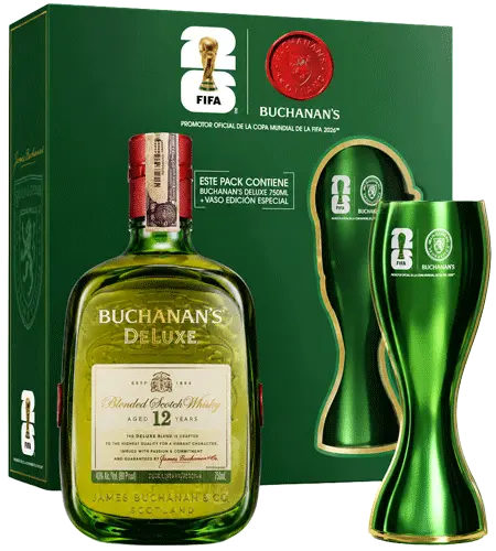 Buchanans Deluxe 12 años x 750ml Mundial pack