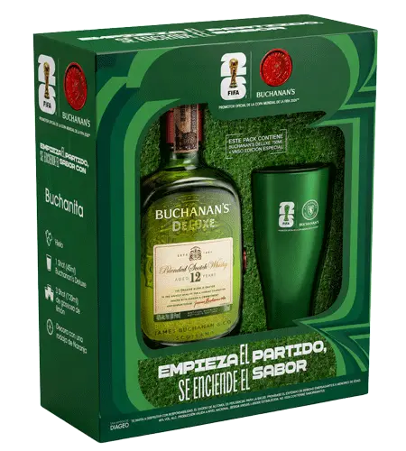 Buchanans Deluxe 12 años x 750ml Mundial pack 2