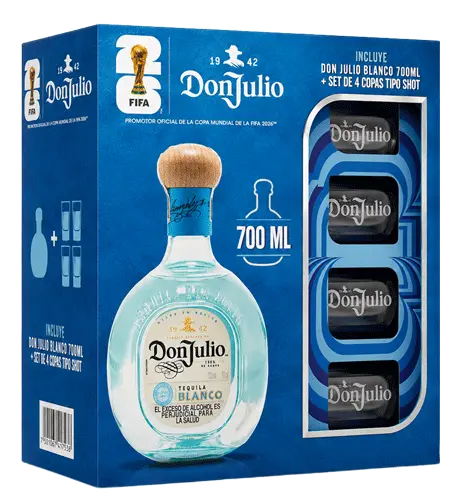 Don Julio Blanco Rva. x 700ml GiftPack - Mundial