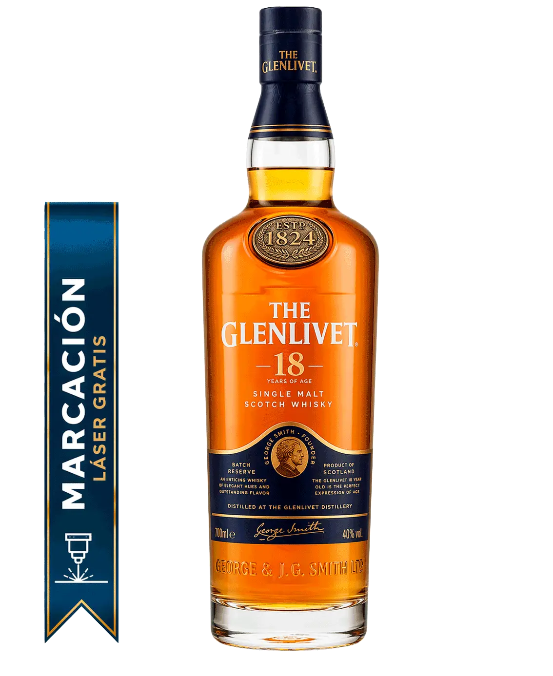 Whisky The Glenlivet 18 años x 700ml | Whisky A Domicilio (Envíos