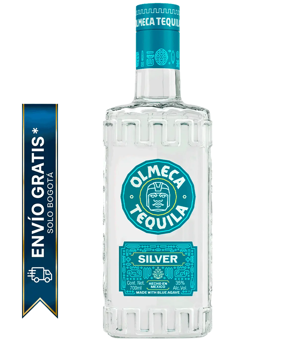 olmeca silver blanco envio gratis