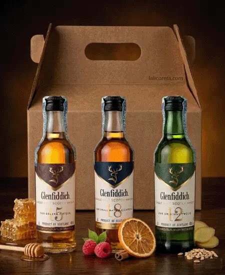 Combo Post MIni Botellas Single Malt