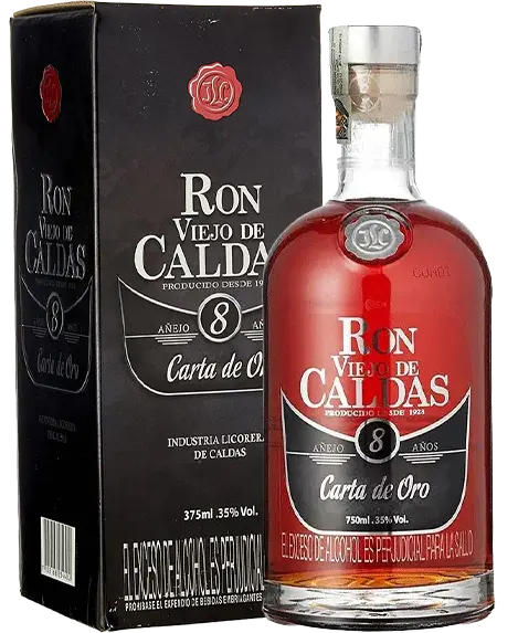 Viejo de Caldas 8 años Carta de Oro x 750ml