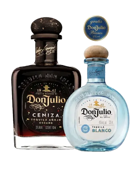 Don Julio Ceniza x 700ml + Gratis Don Julio Blanco 375ml