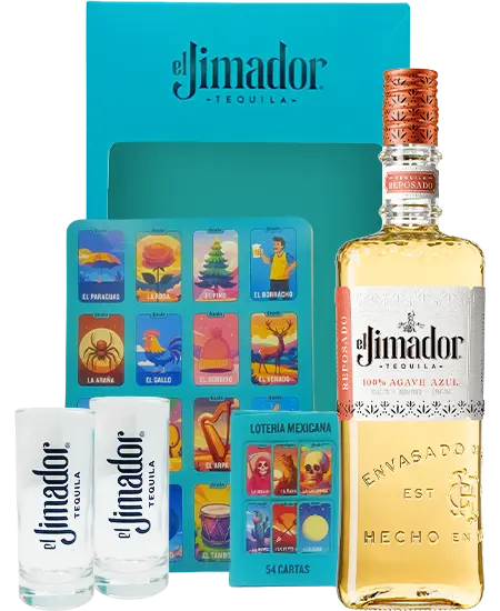 Jimador Reposado x 700ml y copa shor negra
