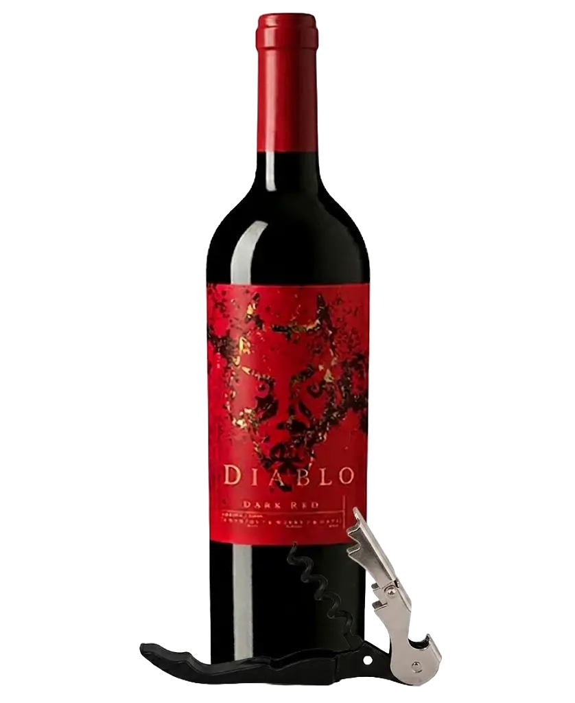 Diablo Dark Red Blend x 750ml sacacorcho