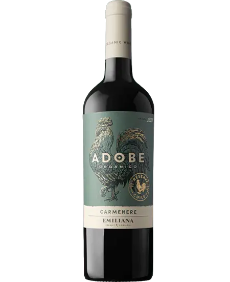 Vino Tinto Orgánico Adobe Carmenere x750ml