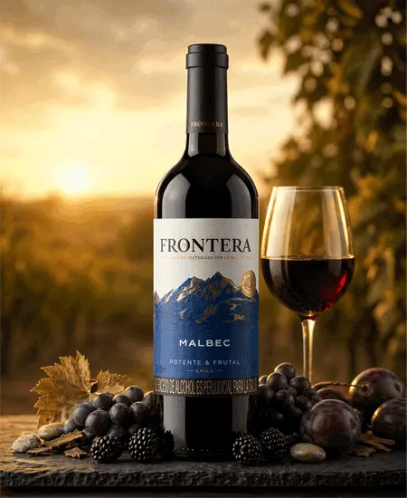 Vino Frontera Malbec Multimedia