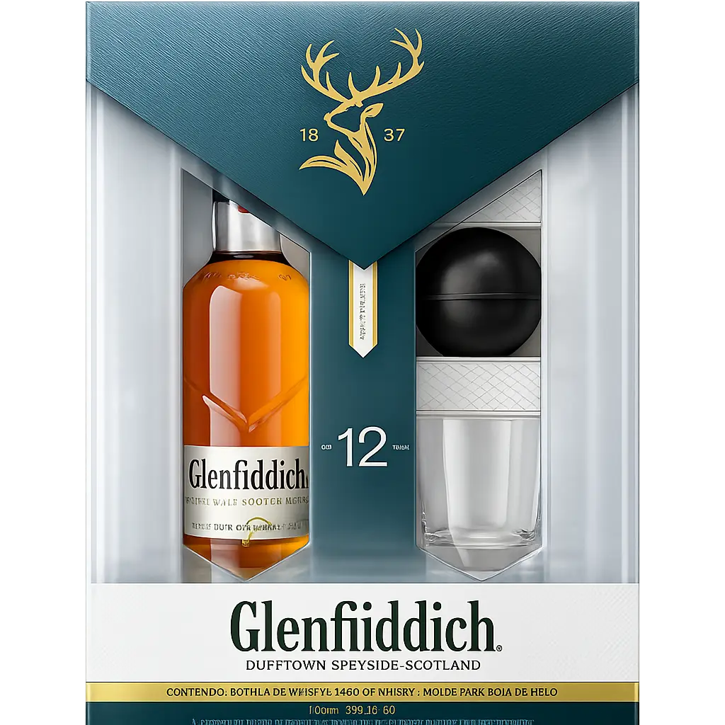Glenfiddich 12 años x 750ml Pack Padres