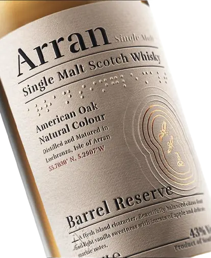 Arran Barrel Reserve x 700ml