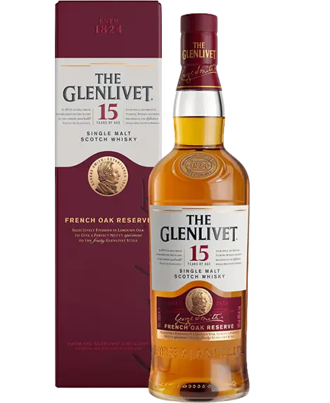 Glenlivet 15 años x 750ml con caja