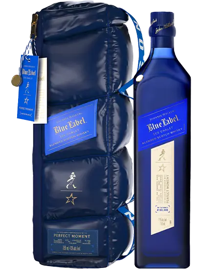 Whisky escocés Johnnie Walker Blue Label Ice Chalet 750ml.