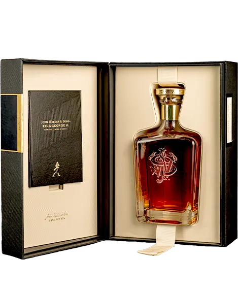 King George V Johnnie Walker Blue Label x 750ml Abierta
