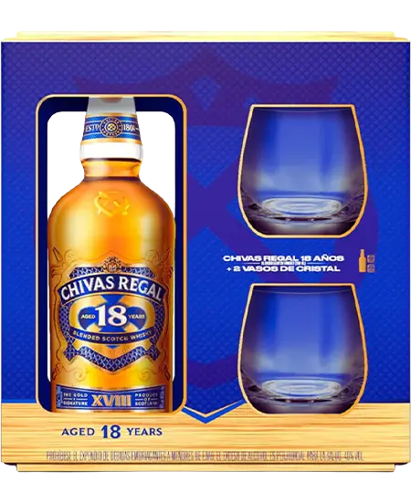 Chivas 18 Años x 700ml + GiftPack