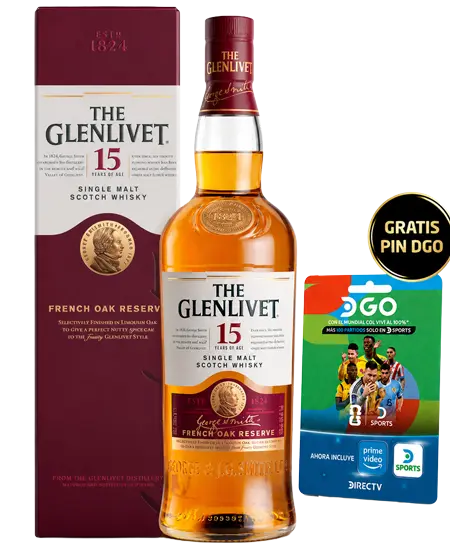 glenlivet 15  + pin
