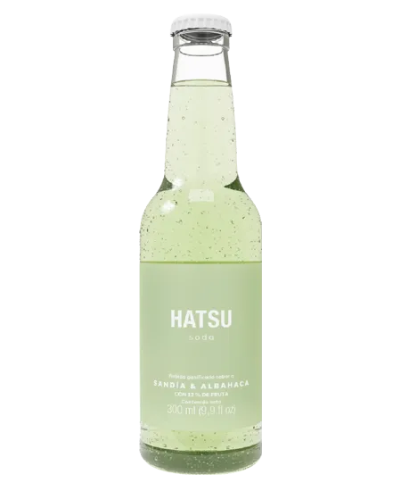 Hatsu Soda Sandía Albahaca x 300ml